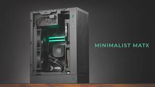 Обложка видео: All-Black, Minimalist mATX 1440p Gaming PC Build | Deepcool CH170 Plus