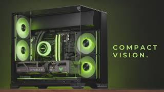 Обложка видео: Compact mATX Fishtank 4K Gaming PC Build | Lian Li O11 Vision M